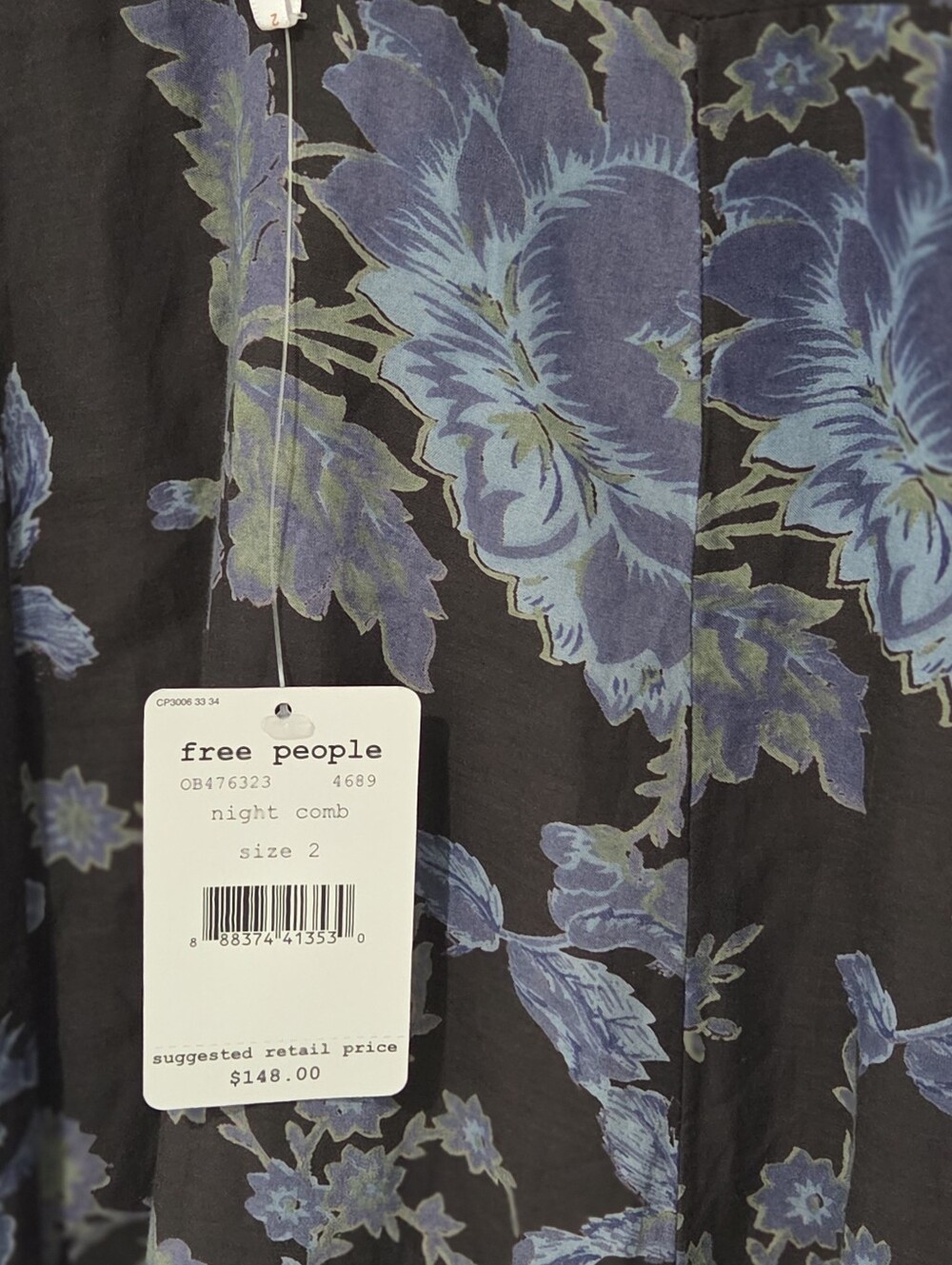 Free People Melrose Floral Printed Bell Sleeves Maxi Dress - Picture 8 of 9